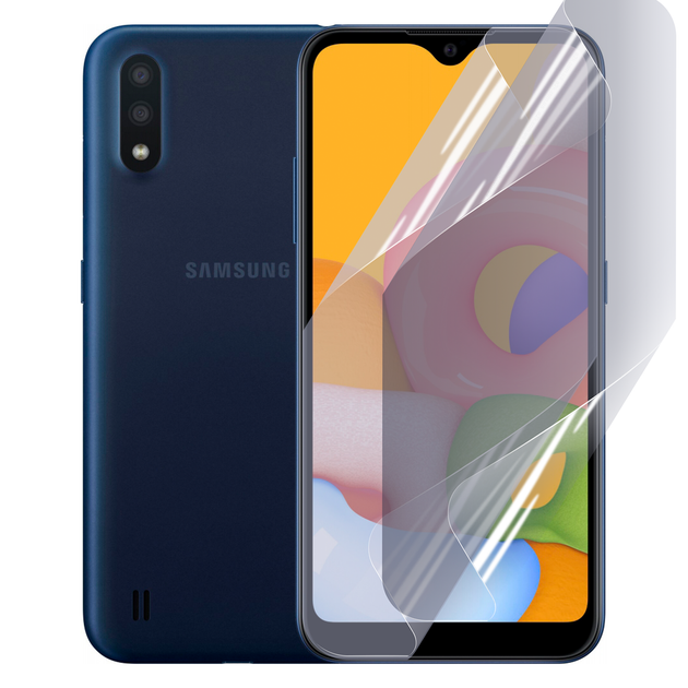 Плівка гідрогелева для Samsung Galaxy A01 (SM-A015F) глянцевая протиударна прозора - Фото 1 Плівка гідрогелева для Samsung Galaxy A01 (SM-A015F) глянцевая протиударна прозора - зображення 1
