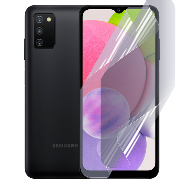 Антишпион приватная плёнка гидрогелевая для смартфона Samsung Galaxy A03s (SM-A037F) противоударная прозрачная - Фото 1 Антишпион приватная плёнка гидрогелевая для смартфона Samsung Galaxy A03s (SM-A037F) противоударная прозрачная - изображение 1