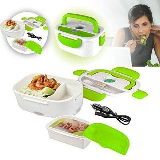 Электрический ланч-бокс Lunch Heater 220 для горячих обедов в любом месте Салатовый MX-11823V - Фото 2 Электрический ланч-бокс Lunch Heater 220 для горячих обедов в любом месте Салатовый MX-11823V - изображение 2