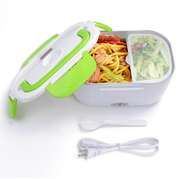 Электрический ланч-бокс Lunch Heater 220 для горячих обедов в любом месте Салатовый MX-11823V - Фото 3 Электрический ланч-бокс Lunch Heater 220 для горячих обедов в любом месте Салатовый MX-11823V - изображение 3