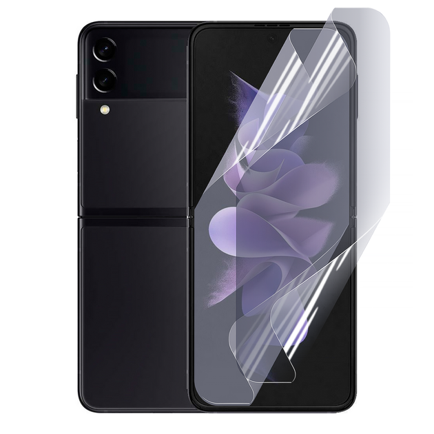 Плівка гідрогелева для Samsung Z Flip3 5G глянцевая протиударна прозора - Фото 1 Плівка гідрогелева для Samsung Z Flip3 5G глянцевая протиударна прозора - зображення 1