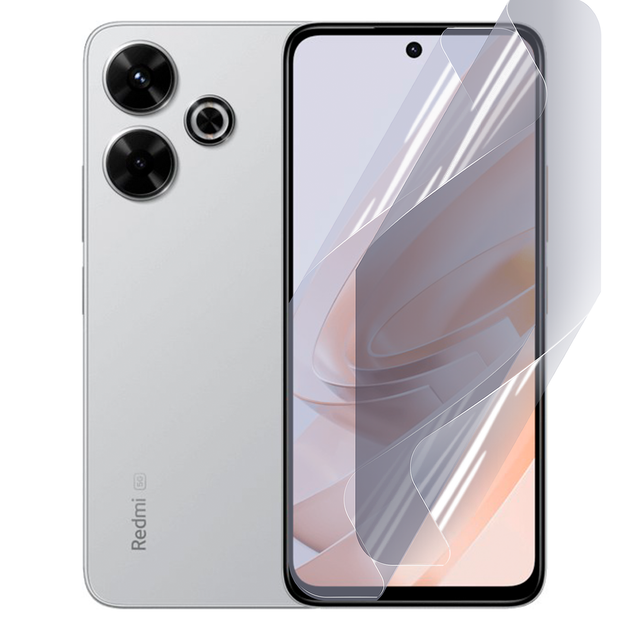 Плівка гідрогелева матова для Xiaomi Redmi Note 13R протиударна прозора - Фото 1 Плівка гідрогелева матова для Xiaomi Redmi Note 13R протиударна прозора - зображення 1
