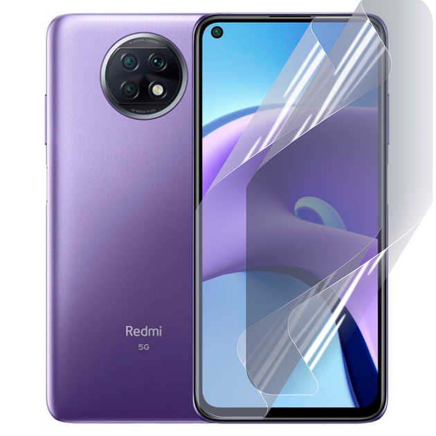 Антишпион приватная плёнка гидрогелевая для смартфона Xiaomi Redmi Note 9T противоударная прозрачная - Фото 1 Антишпион приватная плёнка гидрогелевая для смартфона Xiaomi Redmi Note 9T противоударная прозрачная - изображение 1