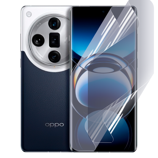 Плёнка гидрогелевая для Oppo Find X7 Ultra глянцевая противоударная прозрачная - Фото 1 Плёнка гидрогелевая для Oppo Find X7 Ultra глянцевая противоударная прозрачная - изображение 1