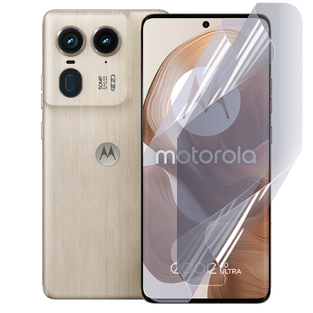 Плёнка гидрогелевая для Motorola Edge 50 Ultra глянцевая противоударная прозрачная - Фото 1 Плёнка гидрогелевая для Motorola Edge 50 Ultra глянцевая противоударная прозрачная - изображение 1