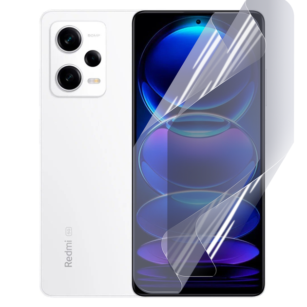 Антишпион приватная плёнка гидрогелевая для смартфона Xiaomi Redmi Note 12 Pro 5G противоударная прозрачная - Фото 1 Антишпион приватная плёнка гидрогелевая для смартфона Xiaomi Redmi Note 12 Pro 5G противоударная прозрачная - изображение 1