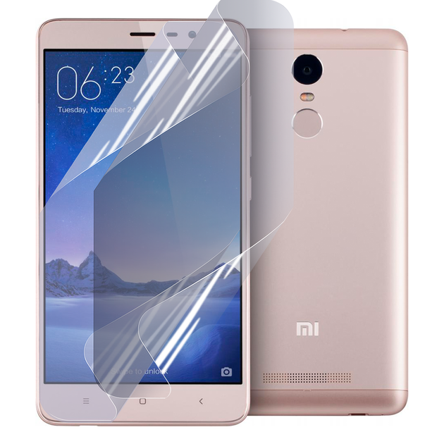 Плёнка гидрогелевая для Xiaomi Redmi 3 Pro глянцевая противоударная прозрачная - Фото 1 Плёнка гидрогелевая для Xiaomi Redmi 3 Pro глянцевая противоударная прозрачная - изображение 1
