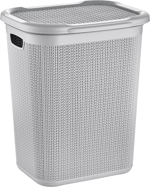 Кошик для білизни Ucsan 50 л Сірий (M-079_ICE_GRAY) - зображення 1