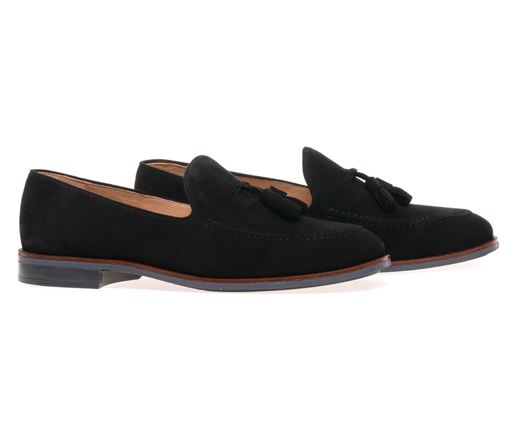 Туфлі Лофери чоловічі IKOS 010-3/BLACK/WELL 43 Чорний - Фото 2 Туфлі Лофери чоловічі IKOS 010-3/BLACK/WELL 43 Чорний - зображення 2