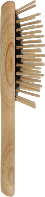Маленька щітка TEK Salone Small Ash Wood Purse Brush з дерев'яною щетиною 15.5х4.7 см Ясень (8021293022809) - Фото 2 Маленька щітка TEK Salone Small Ash Wood Purse Brush з дерев'яною щетиною 15.5х4.7 см Ясень (8021293022809) - зображення 2