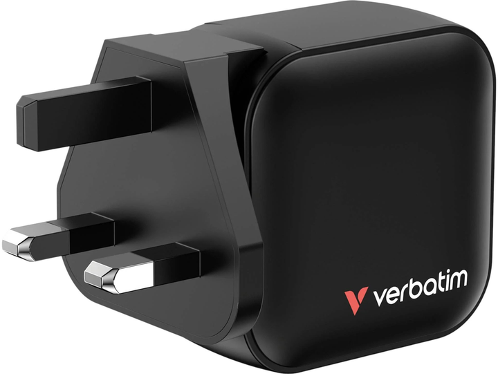 Мережевий зарядний пристрій Verbatim Travel Mini GaN 70W Black (0023942322290) - зображення 7