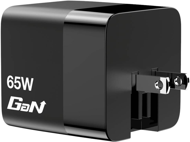 Мережевий зарядний пристрій Verbatim GaN Retractable Cable 65W Black (0023942322177) - зображення 3