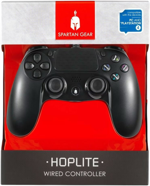 Kontroler przewodowy Spartan Gear Hoplite Black (SGWPCPS401B) - obraz 3