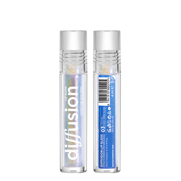 Блиск для губ Parisa Cosmetics Diffusion з голографічним ефектом, 03 Синій (DFG-03) - Фото 3 Блиск для губ Parisa Cosmetics Diffusion з голографічним ефектом, 03 Синій (DFG-03) - изображение 3