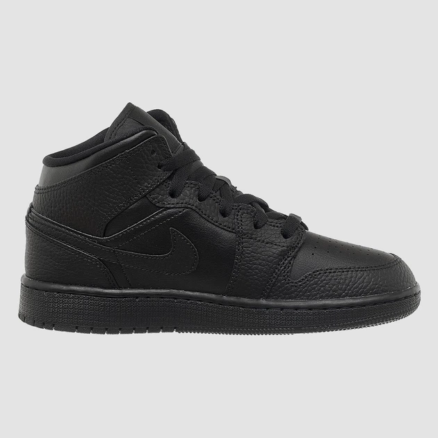 Кроссовки женские Jordan 1 Mid (Gs) Black 36 Черный 554725-091 - изображение 3