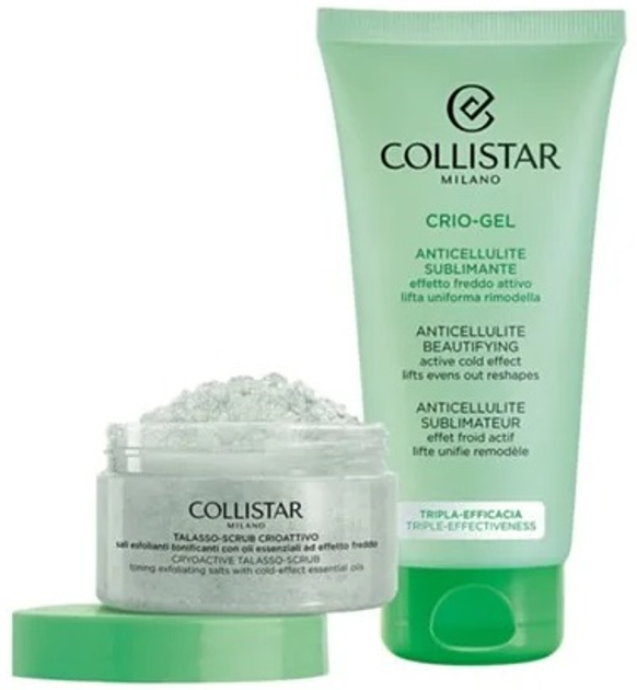 Zestaw do pielęgnacji ciała Collistar Żel Sublime antycellulitowy 175 ml + Peeling Cryoactive Thalasso 150 g (8015150006712) - obraz 2