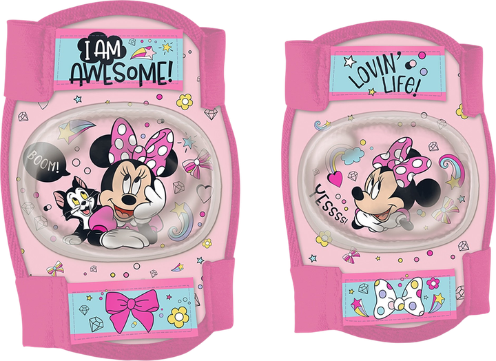 Komplet ochraniaczy Disney Minnie na łokcie i kolana rozmiar S Różowe (5902308590946) - obraz 2