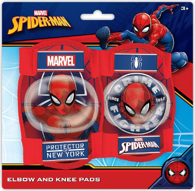 Набір захисту Disney Marvel Людина-павук на лікті та коліна розмір S Червоні (5902308590632) - зображення 5