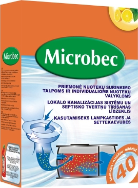Біопрепарат для вигрібних ям і септиків Bros Microbec 232BLTLVEE 1 кг (5904517021655) - зображення 1