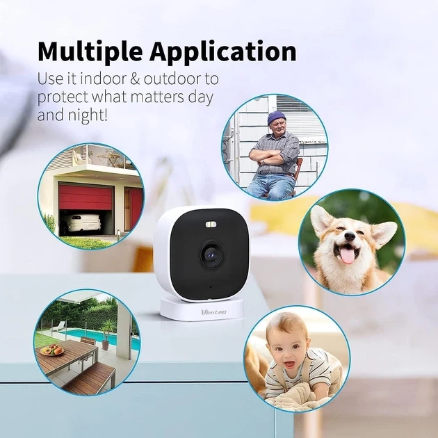 Камера наблюдения Vimtag 8310 4MP, 2.5K Wi-Fi - изображение 3
