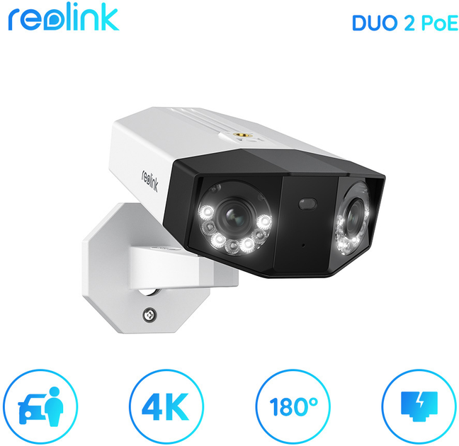 IP камера Reolink Duo Series P750 Duo 3 PoE (PCDUOB8K01) - зображення 3