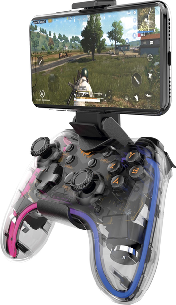 Kontroler bezprzewodowy Havit HV-G180BT RGB Transparent - obraz 4