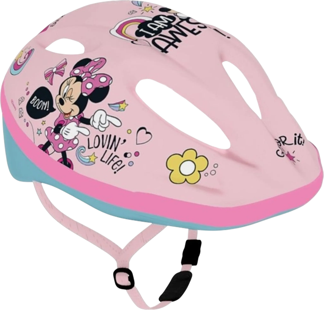 Kask rowerowy Disney Minnie Go for It 52-56 cm Różowy (5902308590847) - obraz 1