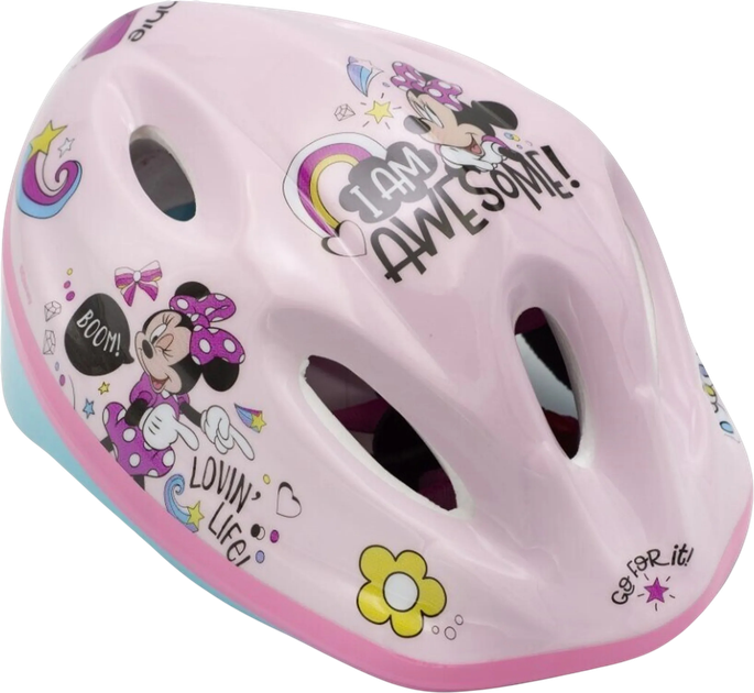 Kask rowerowy Disney Minnie Go for It 52-56 cm Różowy (5902308590847) - obraz 2