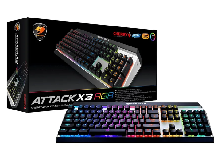 Klawiatura przewodowa Cougar Attack X3 RGB USB (CGR-WMXMB-ATR) - obraz 8