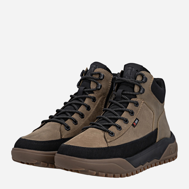 Sneakersy męskie Rieker U1571-20 41 (7.5UK) Brązowe (4061811464647) - obraz 6