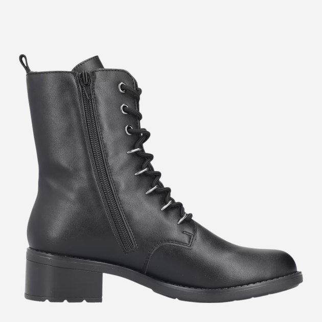 Жіночі черевики низькі Rieker 75430-00 38 (5UK) Чорні (4061811857753) - зображення 3