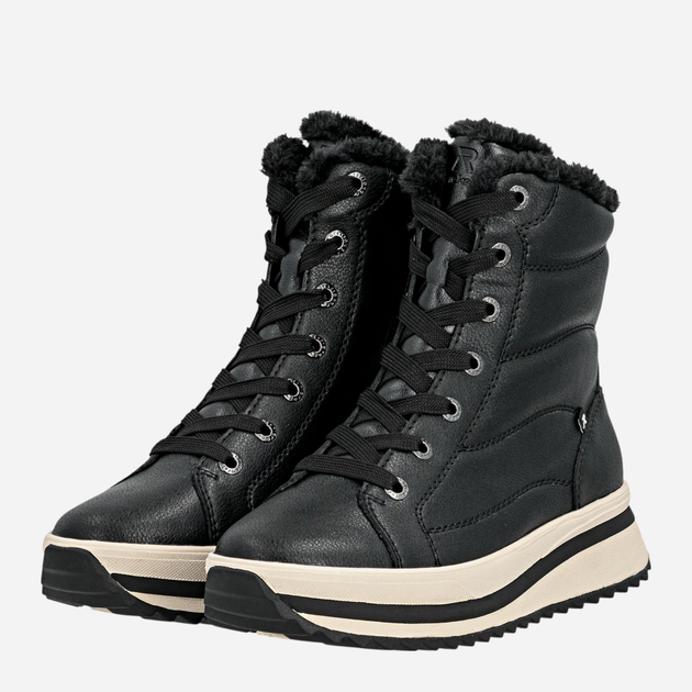 Жіночі черевики низькі Rieker W3872-00 36 (3.5UK) Чорні (4061811460038) - зображення 3