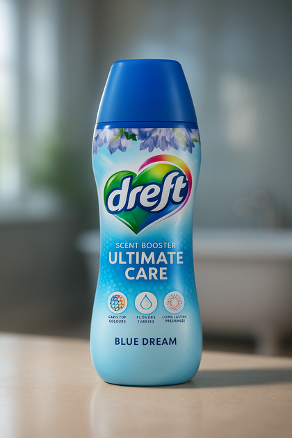 Кондиціонер ароматизатор для білизни Dreft Blue Dream в гранулах, 210 г - Фото 2 Кондиціонер ароматизатор для білизни Dreft Blue Dream в гранулах, 210 г - зображення 2