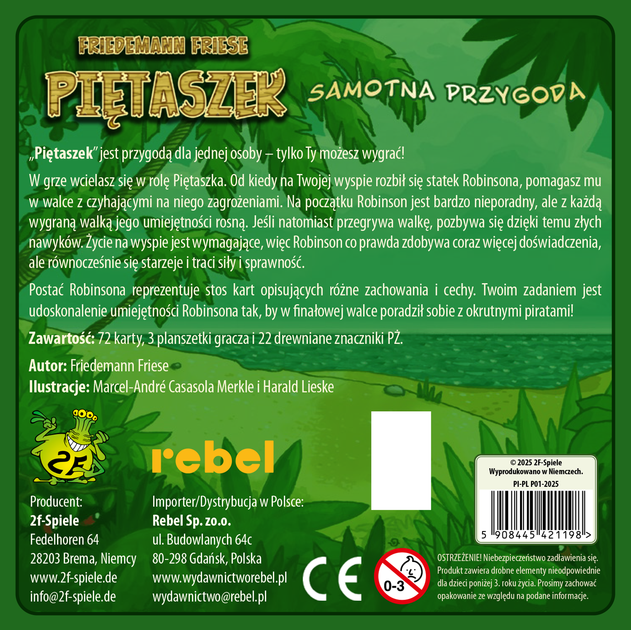 Настільна гра Rebel П’ятниця (5908445421198) - зображення 4