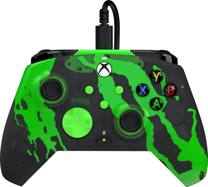 Kontroler przewodowy PDP Rematch Glow Advanced Jolt Green (049-023-JGR) - obraz 1