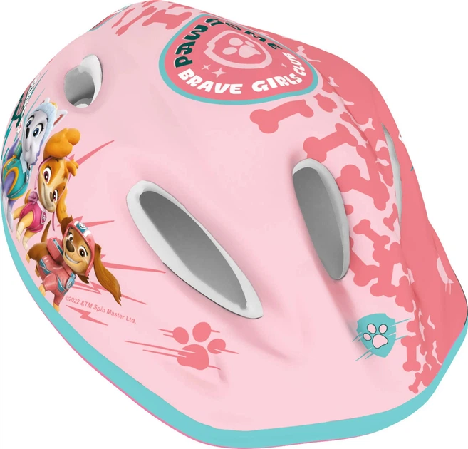 Велосипедний шолом Paw Patrol Girls 52-56 см Рожевий (5905427340003) - зображення 5