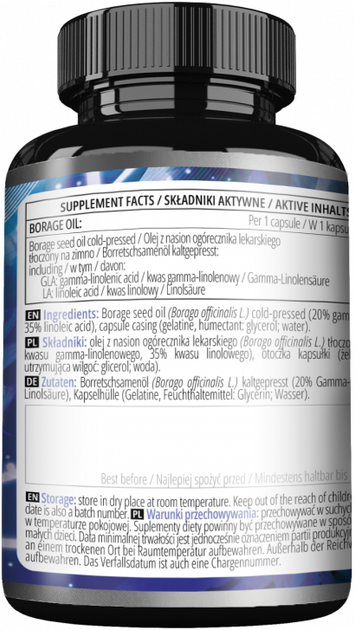 Suplement diety Apollo's Hegemony Borage Oil 90 kapsułek (8721077931630) - obraz 3
