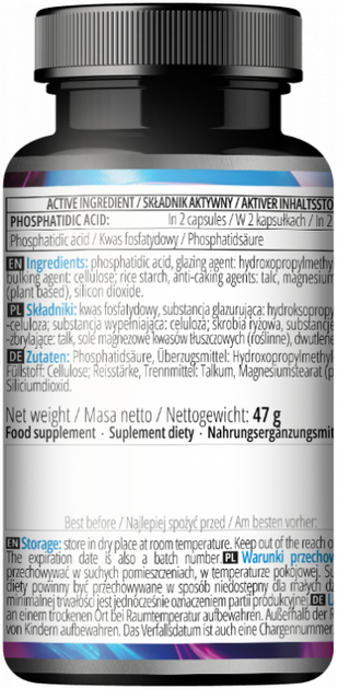 Suplement diety Apollo's Hegemony Phosphatidic Acid 60 kapsułek (8721077931517) - obraz 3