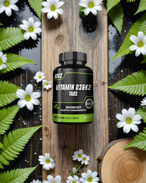 Suplement diety MZ Vitamin D3 & K2 180 tabletek (5905806911763) - obraz 2