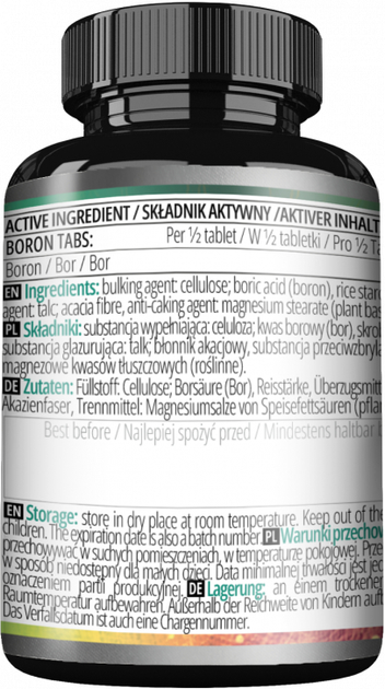 Suplement diety Apollo's Hegemony Boron Tabs 120 tabletek (8721077931814) - obraz 3
