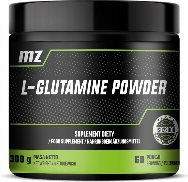Suplement diety MZ L-Glutamine Powder 300 g (5904873481544) - obraz 1