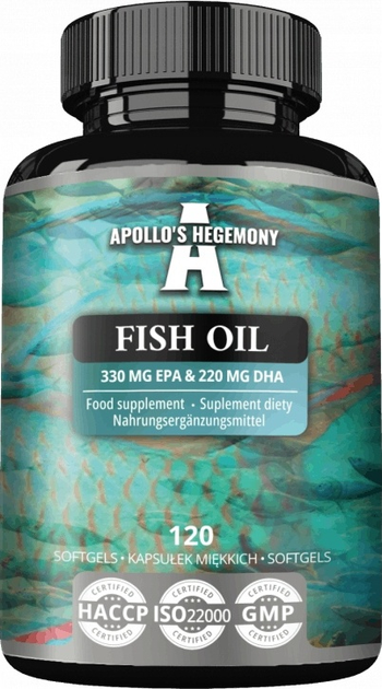 Suplement diety Apollo's Hegemony Fish Oil 1000 mg 120 kapsułek (8721077930848) - obraz 1