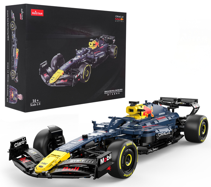 Klolcki konstrukcyjne Rastar Red Bull F1 RB19 1:8 2509 elementów (6930751324220) - obraz 2