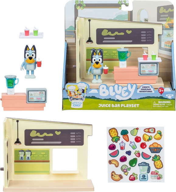 Zestaw do zabawy Moose Bluey Bar z sokami (630996189207) - obraz 6