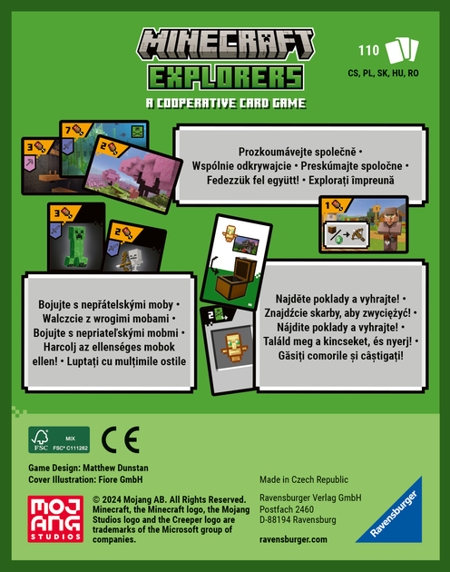 Настільна гра Ravensburger Дослідники Майнкрафта (4005556225866) - зображення 3