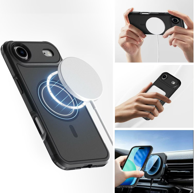 Etui 4smarts Defend Case do Apple iPhone Air Black (4252011911899) - obraz 5