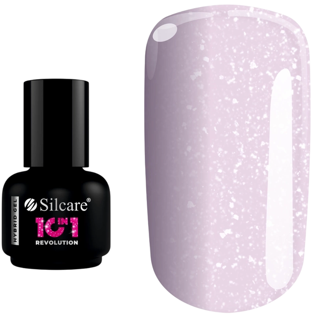 Основа для нігтів Silcare Revolution 10 в 1 Sparkling Violet 15 г (5902560569599) - зображення 1