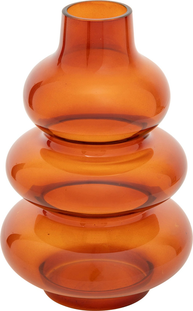 Wazon Atmosphera Clothilde szklany bursztynowy 22 cm (3560233009463) - obraz 1