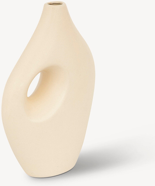 Wazon Atmosphera Nola ceramiczny beżowy 30 cm (3560232866197) - obraz 2