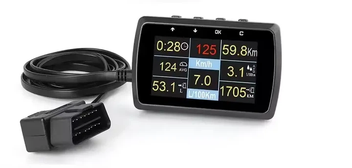 Інтелектуальний бортовий комп'ютер Hud A501C OBD2 для автомобіля - Фото 4 Інтелектуальний бортовий комп'ютер Hud A501C OBD2 для автомобіля - изображение 4
